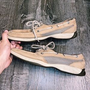 Tan Lightly Used Boat Shoe Sperrys Size 10